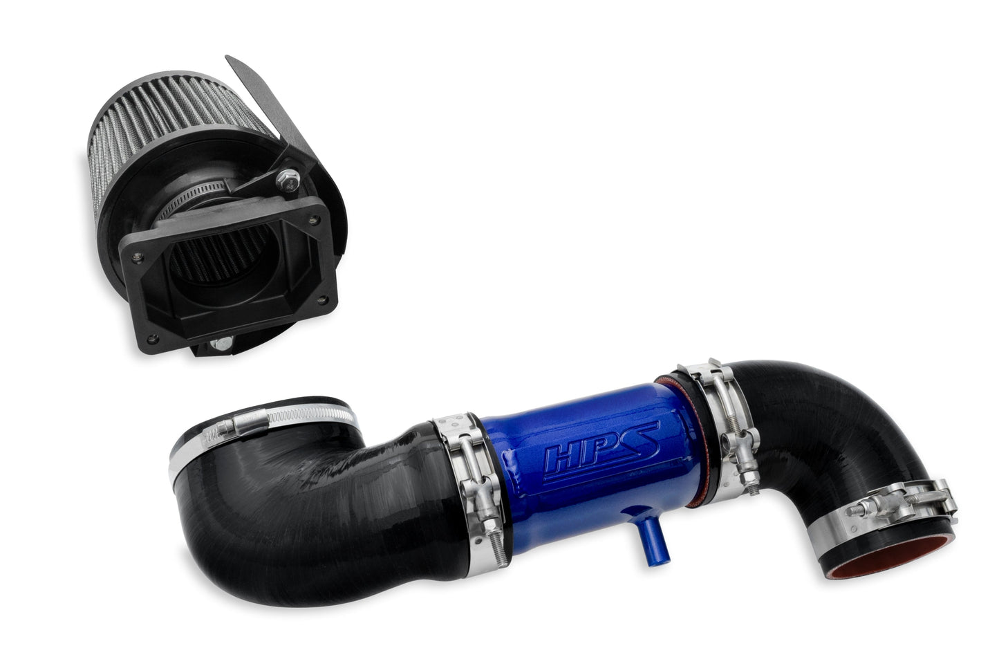 HPS Performance HPS Shortram Air Intake Kit 1991-1999 Mitsubishi 3000GT DOHC V6 3.0L Non Turbo, Includes Heat Shield, 827-151