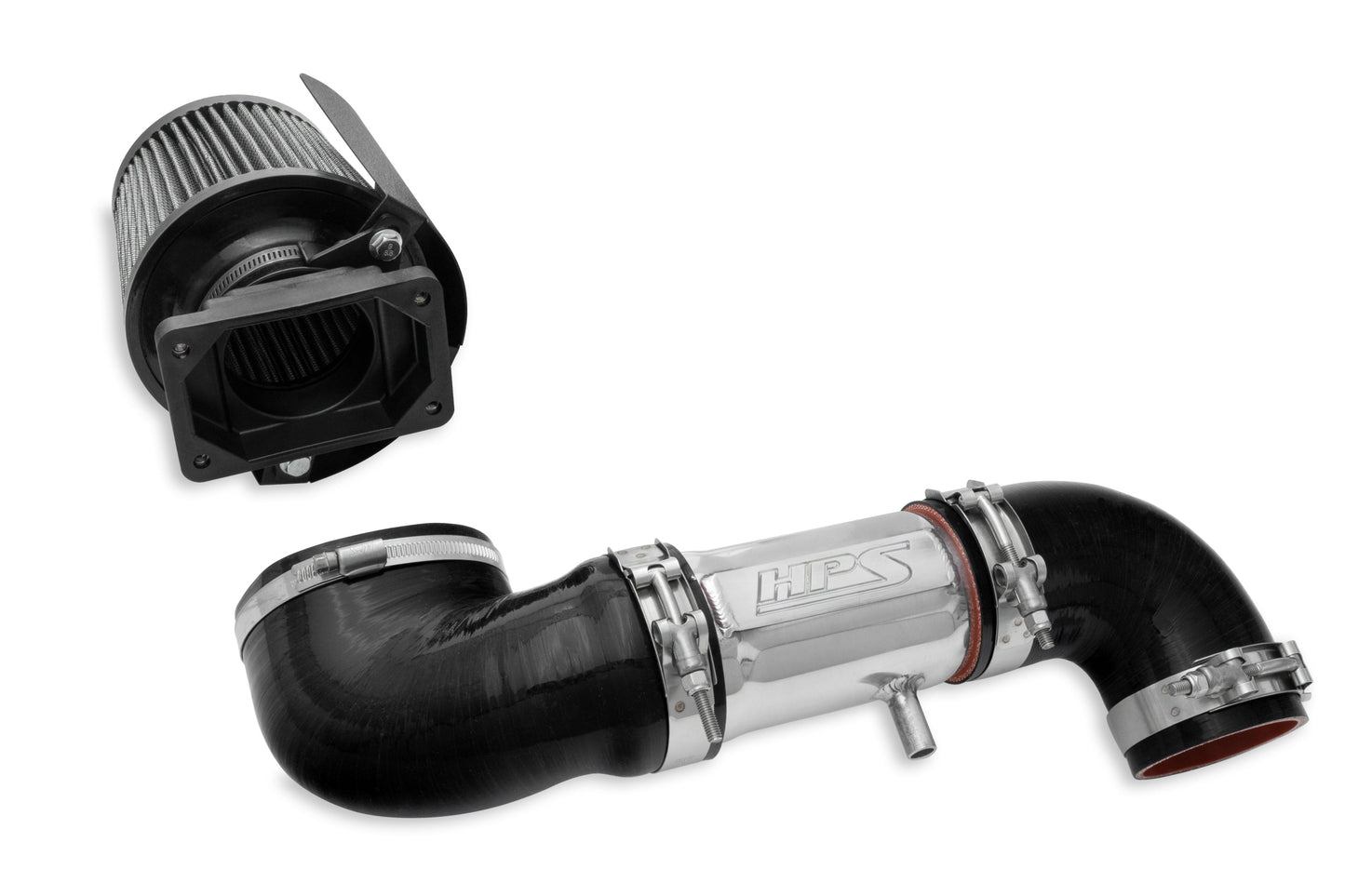 HPS Performance HPS Shortram Air Intake Kit 1991-1999 Mitsubishi 3000GT DOHC V6 3.0L Non Turbo, Includes Heat Shield, 827-151