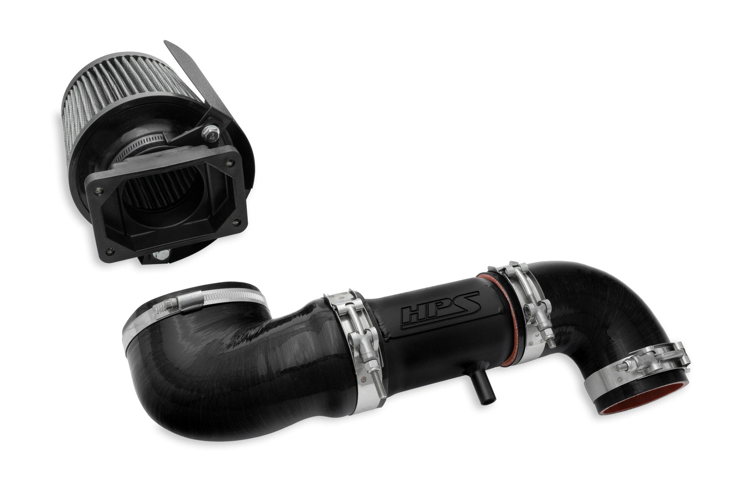 HPS Performance HPS Shortram Air Intake Kit 1991-1999 Mitsubishi 3000GT DOHC V6 3.0L Non Turbo, Includes Heat Shield, 827-151