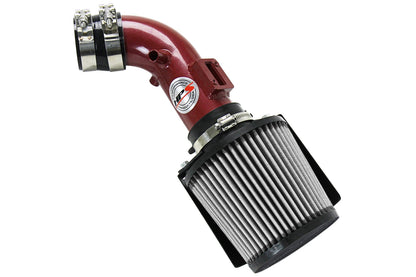 HPS Performance Products Shortram Air Intake Kit 2006-2011 Honda Civic 1.8L, Includes Heat Shield, Red
