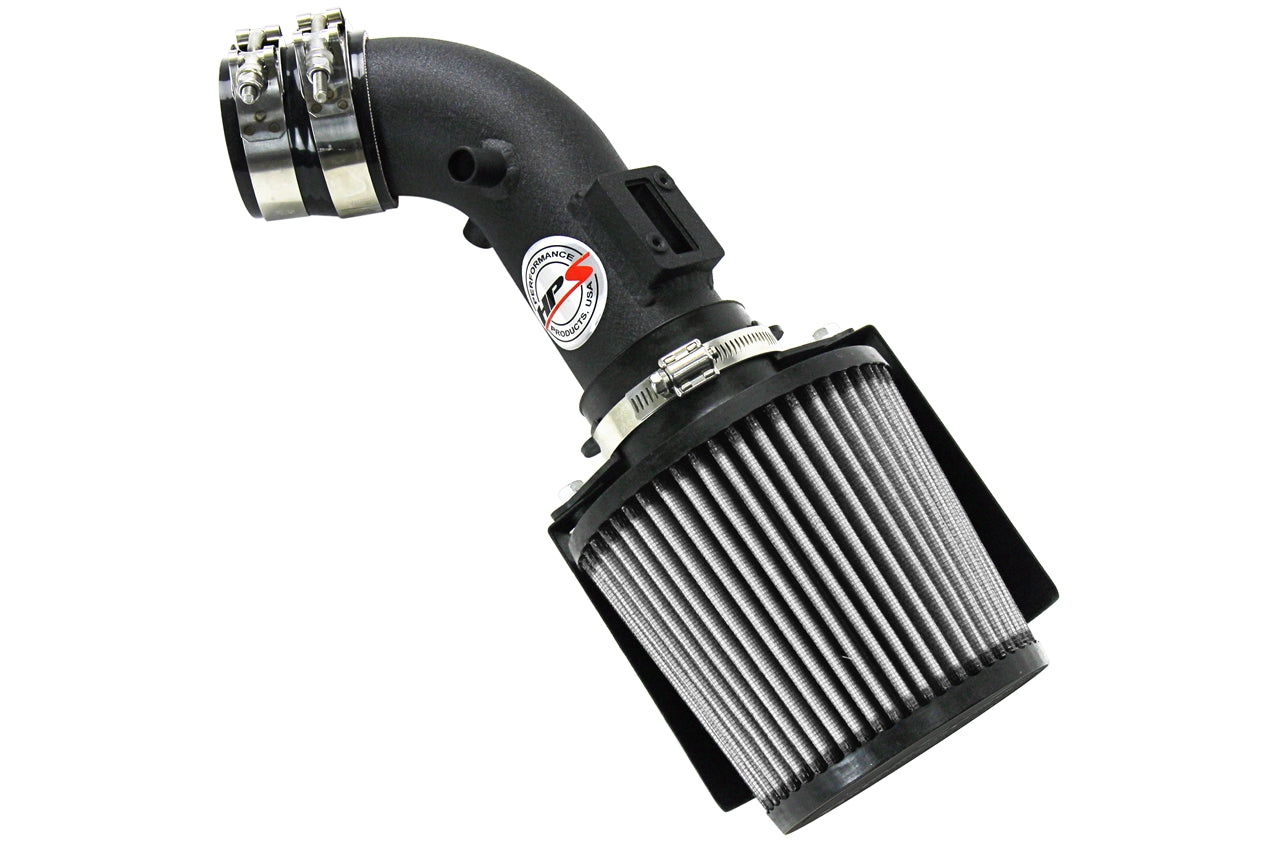HPS Performance Products Shortram Air Intake Kit 2006-2011 Honda Civic 1.8L, Includes Heat Shield, Black