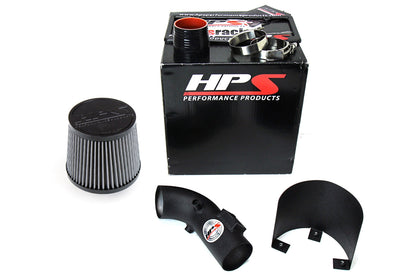 HPS Performance Products Shortram Air Intake Kit 2006-2011 Honda Civic 1.8L, Includes Heat Shield, Black