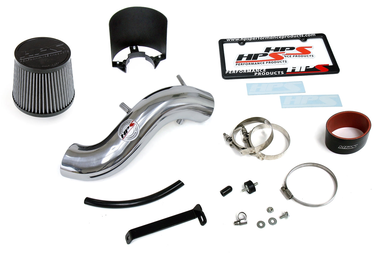 HPS Performance HPS Shortram Air Intake Kit 2011-2014 Hyundai Sonata 2.4L, Includes Heat Shield, Polish