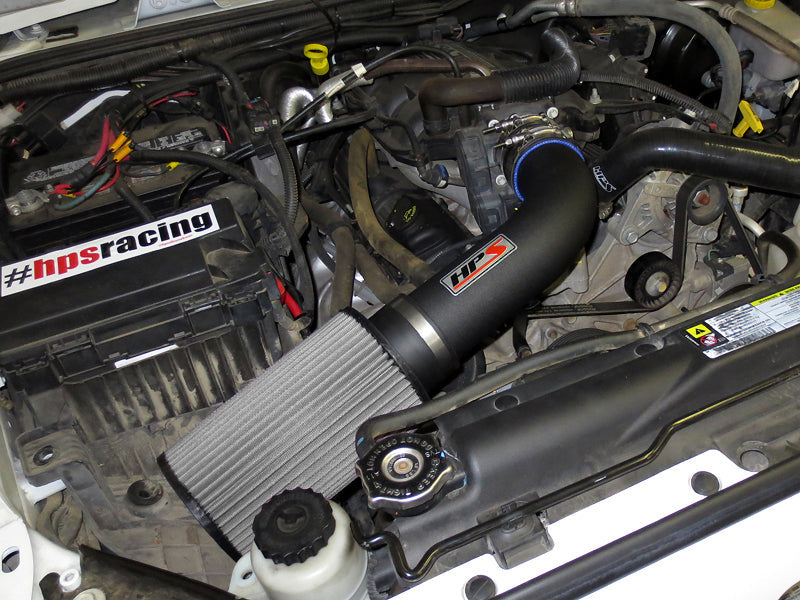 HPS Performance HPS Shortram Air Intake Kit 2007-2011 Jeep Wrangler 3.8L V6, 827-300