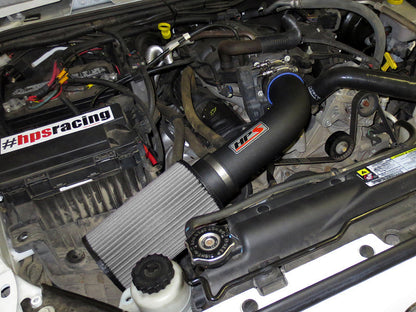 HPS Performance HPS Shortram Air Intake Kit 2007-2011 Jeep Wrangler 3.8L V6, 827-300
