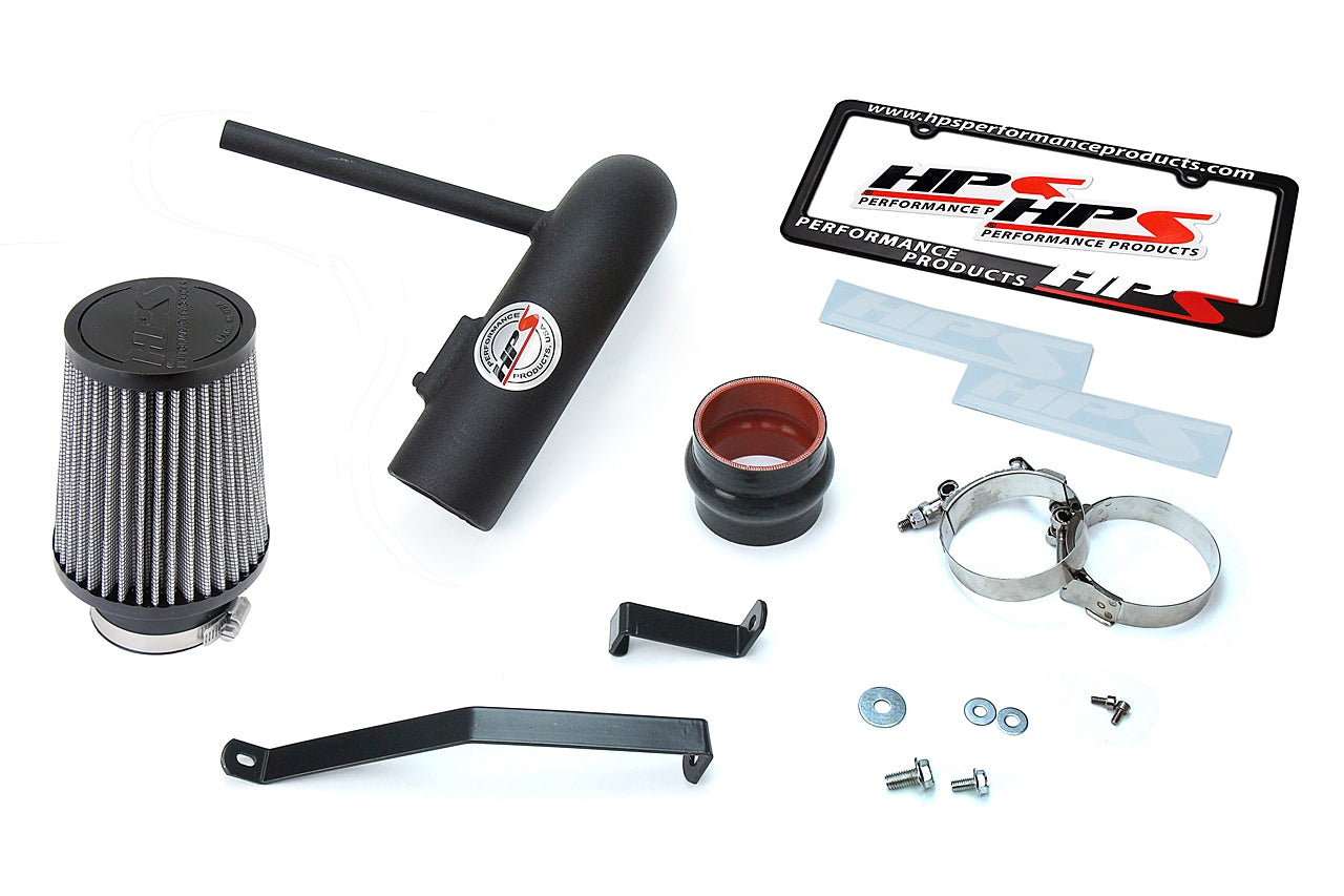 HPS Performance Products Shortram Air Intake Kit 2011-2017 Lexus CT200h, Black
