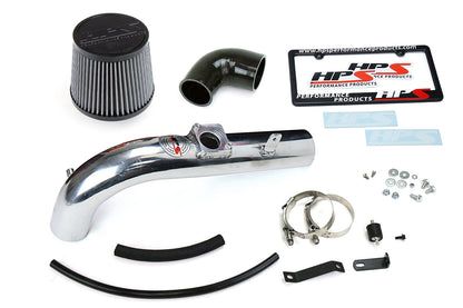 HPS Performance HPS Shortram Air Intake Kit 2000-2005 Toyota MR2 Spyder 1.8L, Polish