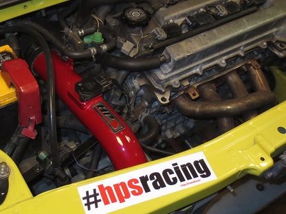 HPS Performance HPS Shortram Air Intake Kit 2000-2005 Toyota MR2 Spyder 1.8L, Red