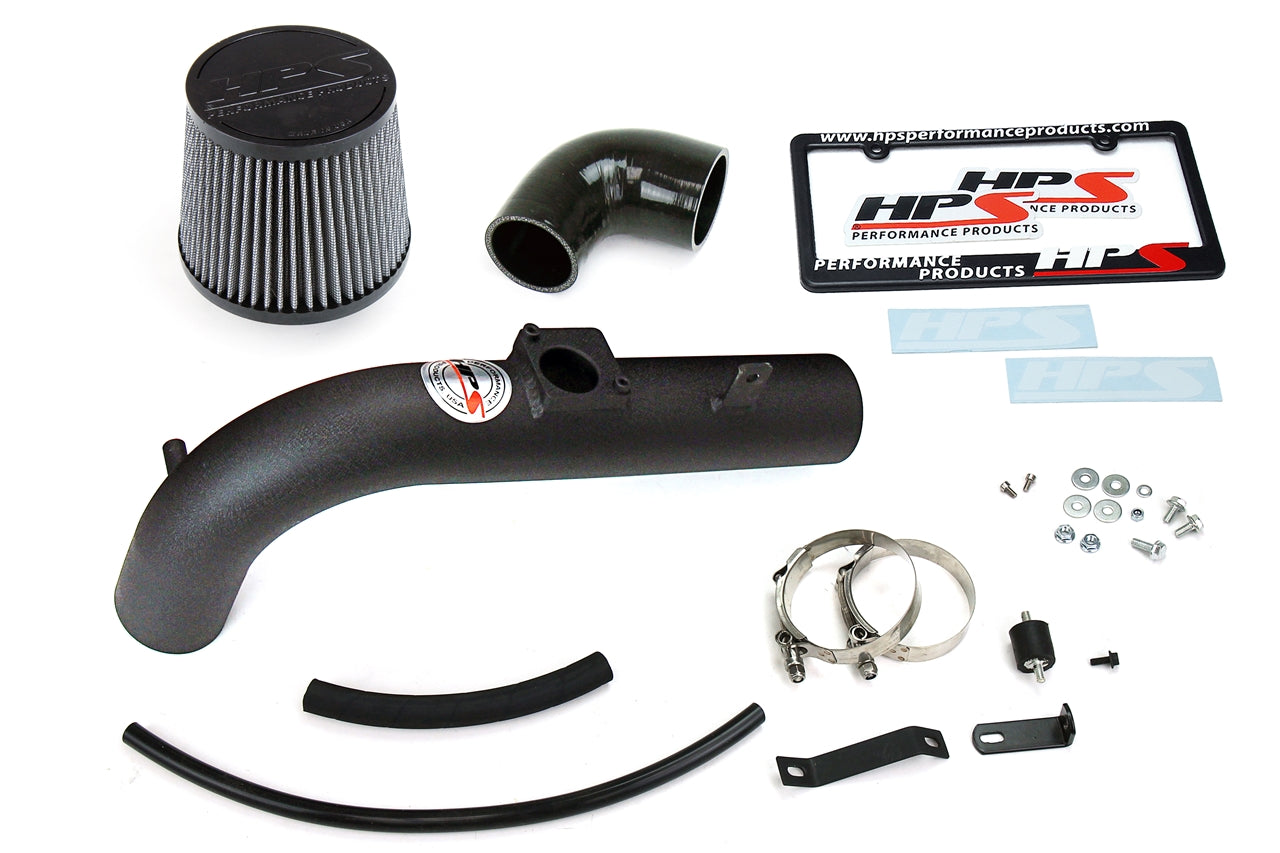 HPS Performance HPS Shortram Air Intake Kit 2000-2005 Toyota MR2 Spyder 1.8L, Black