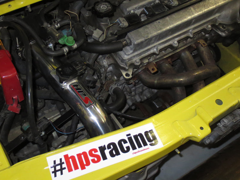HPS Performance HPS Shortram Air Intake Kit 2000-2005 Toyota MR2 Spyder 1.8L, Polish