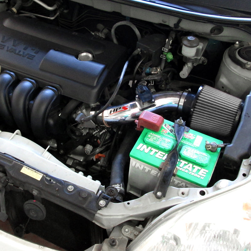 HPS Performance HPS Shortram Air Intake Kit 2003-2004 Toyota Corolla 1.8L 1ZZ-FE, 827-513