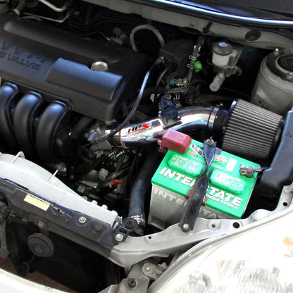HPS Performance HPS Shortram Air Intake Kit 2003-2004 Toyota Corolla 1.8L 1ZZ-FE, 827-513