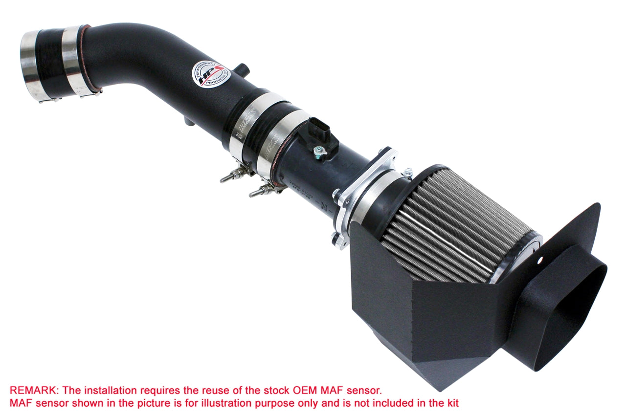 HPS Performance HPS Shortram Air Intake Kit 2003-2006 Nissan 350Z 3.5L V6, Includes Heat Shield, 827-520