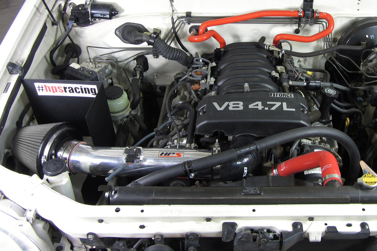 HPS Performance Products HPS Shortram Air Intake Kit 2005-2006 Toyota Tundra 4.7L V8, Includes Heat Shield, 827-523