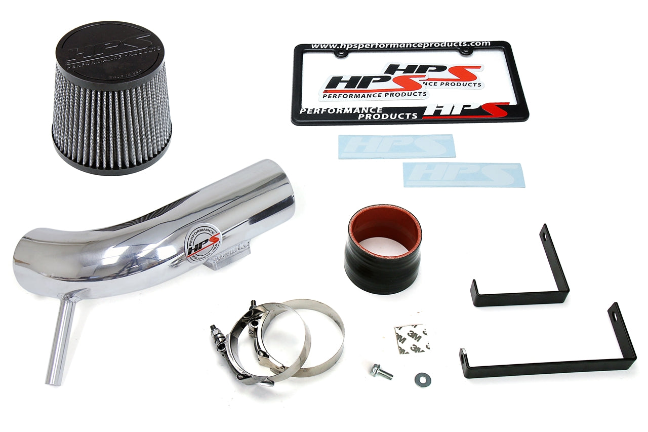 HPS Performance Products HPS Shortram Air Intake Kit 2013-2017 Nissan Altima Sedan 2.5L, Polish