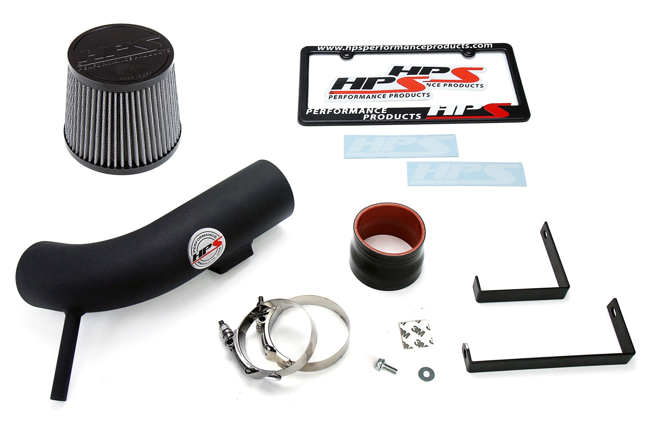 HPS Performance Products Shortram Air Intake Kit 2013-2017 Nissan Altima Sedan 2.5L, Black