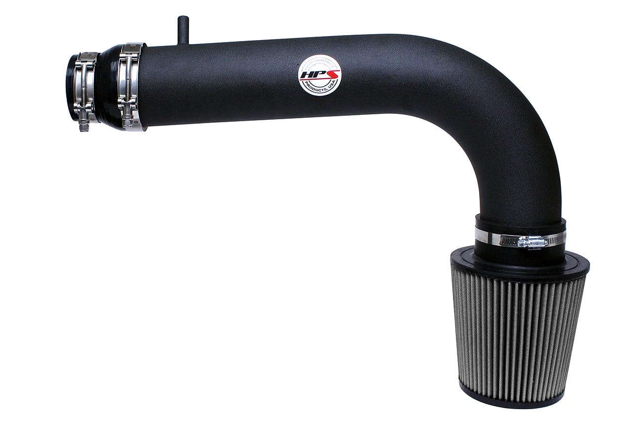 HPS Performance Products Shortram Air Intake Kit 2006-2008 Honda Ridgeline 3.5L V6, Black
