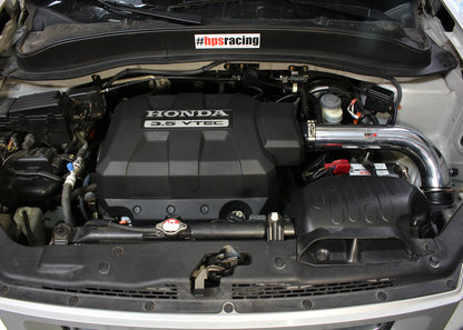 HPS Performance Products HPS Shortram Air Intake Kit 2006-2008 Honda Ridgeline 3.5L V6, 827-530