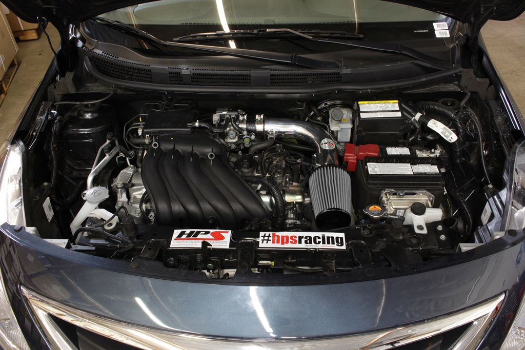 HPS Performance HPS Shortram Air Intake Kit 2012-2019 Nissan Versa 1.6L, 827-532