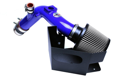 HPS Performance Products HPS Shortram Air Intake Kit 2008-2015 Mitsubishi Lancer Evolution X 2.0L, Includes Heat Shield, Blue