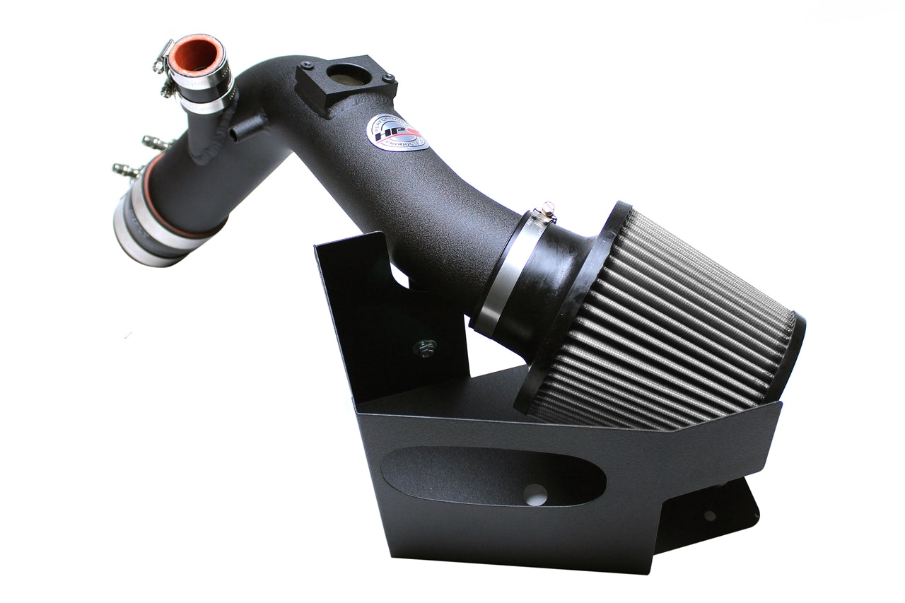 HPS Performance Products HPS Shortram Air Intake Kit 2008-2015 Mitsubishi Lancer Evolution X 2.0L, Includes Heat Shield, Black