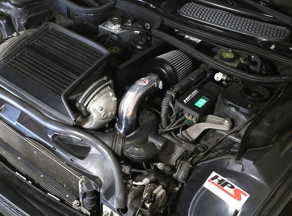 HPS Performance HPS Shortram Air Intake Kit 2007 Mini Cooper S 1.6L Supercharged Convertible, Includes Heat Shield, 827-544