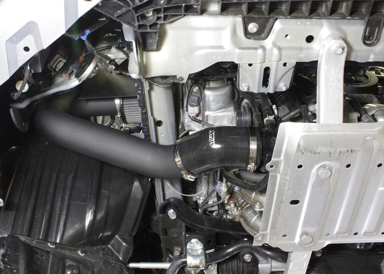 HPS Performance HPS Shortram Air Intake Kit 2015-2017 Subaru WRX 2.0L Turbo, Includes Heat Shield, Black