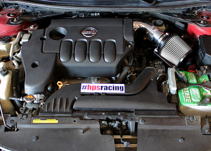 HPS Performance HPS Shortram Air Intake Kit 2007-2012 Nissan Altima 2.5L 4Cyl, Includes Heat Shield, 827-546