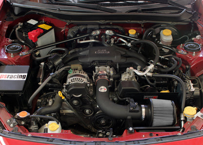 HPS Performance HPS Shortram Air Intake Kit 2012-2020 Subaru BRZ, Includes Heat Shield, 827-548
