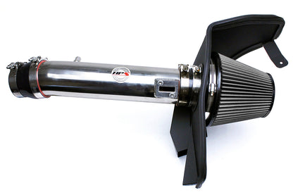 HPS Performance Products Shortram Air Intake Kit 2011-2014 Ford Mustang 3.7L V6, Includes Heat Shield, Polish