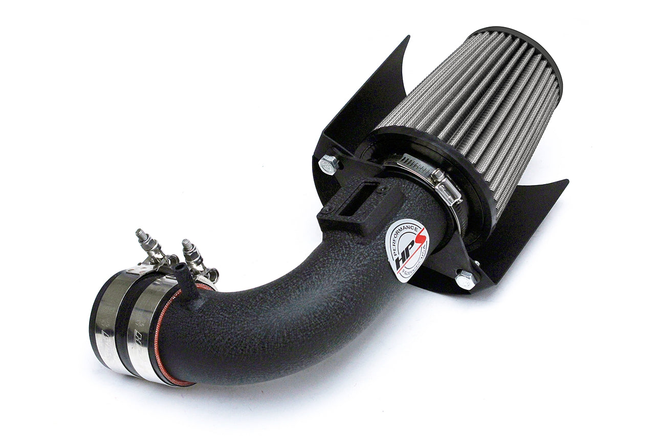 HPS Performance Products Shortram Air Intake Kit 2015-2018 Honda Fit 1.5L, Includes Heat Shield, Black