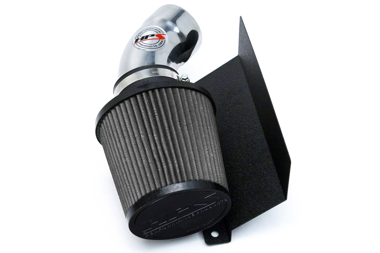 HPS Performance HPS Shortram Air Intake Kit 2015-2017 Chrysler 200 2.4L without MAF sensor, Includes Heat Shield, 827-574