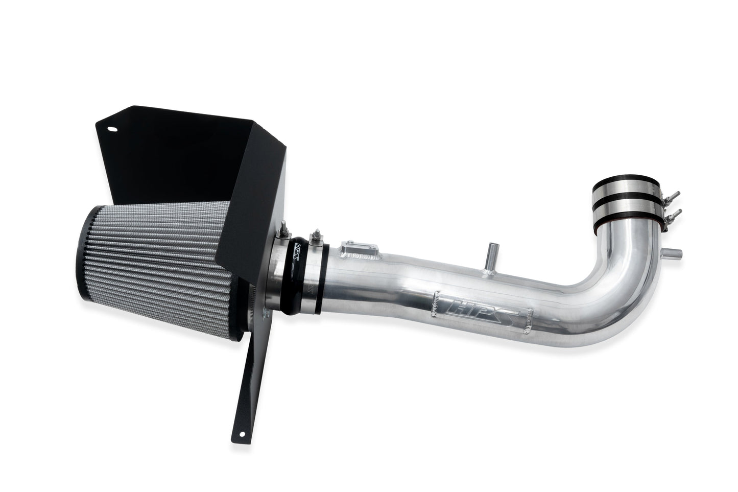 HPS Performance Air Intake Kit 2014-2019 Chevy Silverado 1500 5.3L V8, Includes Heat Shield, 827-603