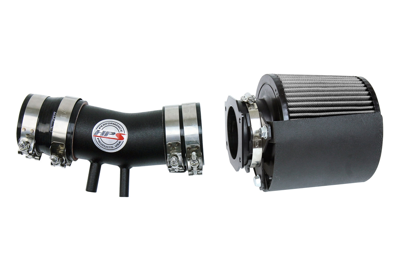 HPS Performance HPS Shortram Air Intake Kit 1999-2004 Nissan Frontier 3.3L V6 Non Supercharged, Includes Heat Shield, 827-604