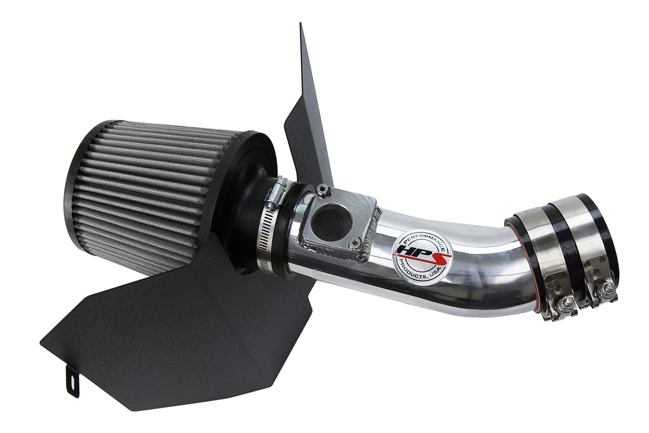 HPS Performance HPS Shortram Air Intake Kit 2006-2007 Subaru WRX 2.5L Turbo, Includes Heat Shield, 827-606