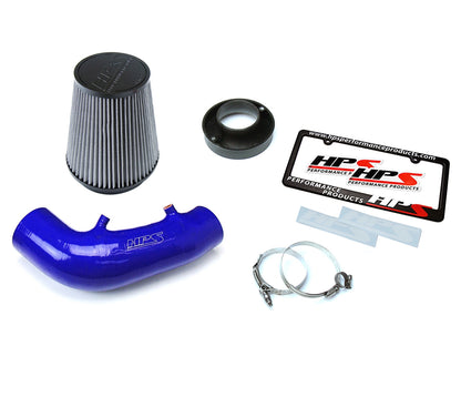 HPS Performance HPS Shortram Air Intake Kit 2006-2009 Honda S2000 AP2 2.2L F22 drive-by-wire, Blue