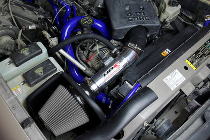 HPS Performance Shortram Air Intake Kit 2004-2009 Mazda B4000 4.0L V6, Includes Heat Shield, Blue
