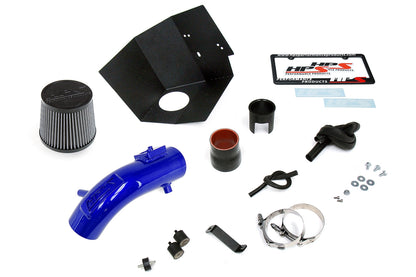 HPS Performance Shortram Air Intake Kit 2009-2019 Toyota Corolla 1.8L, Includes Heat Shield, Blue