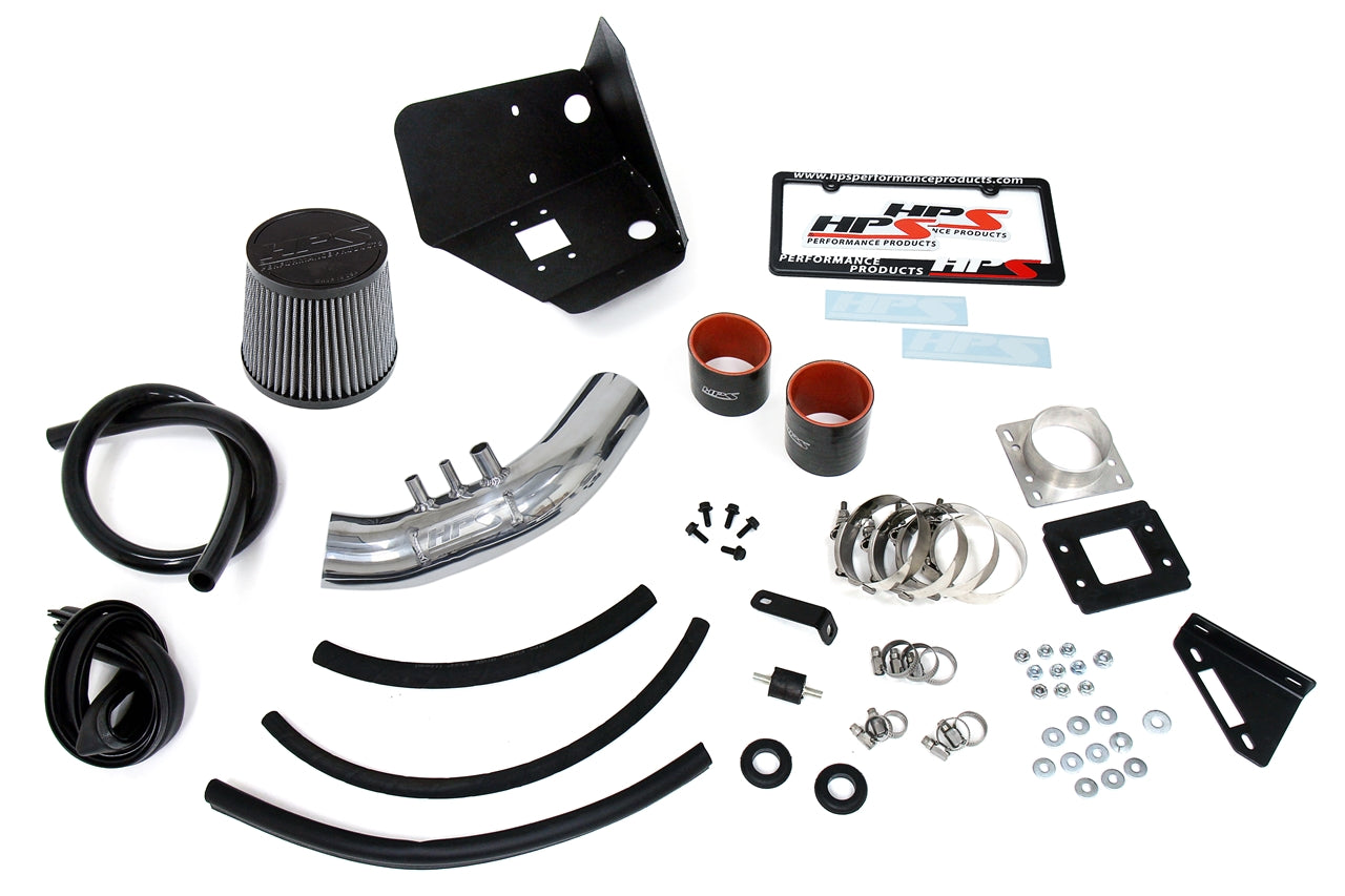 HPS Performance HPS Shortram Air Intake Kit 1989-1995 Toyota 4Runner 3.0L V6, Includes Heat Shield, Polish