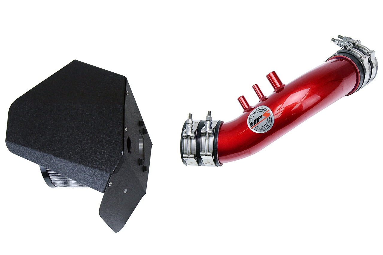 HPS Performance Products Shortram Air Intake Kit 1989-1995 Toyota 4Runner 3.0L V6, Includes Heat Shield, Red