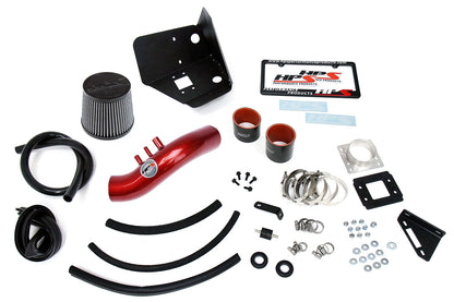 HPS Performance Products Shortram Air Intake Kit 1989-1995 Toyota 4Runner 3.0L V6, Includes Heat Shield, Red