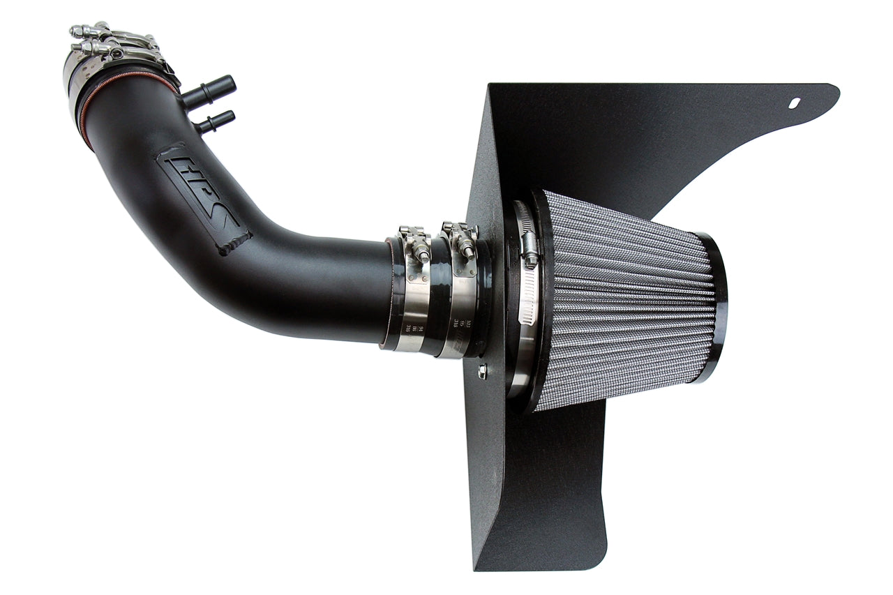 HPS Performance HPS Shortram Air Intake Kit 2015-2017 Ford Mustang 3.7L V6, Includes Heat Shield, 827-638