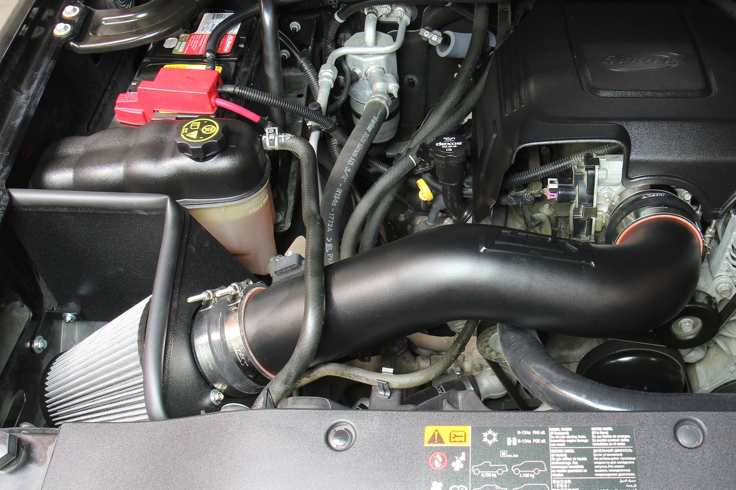HPS Performance HPS Shortram Air Intake Kit 2009-2014 Cadillac Escalade 6.2L V8, Includes Heat Shield, 827-667