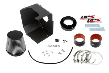 HPS Performance HPS Cold Air Intake Kit with Heat Shield GMC 2017-2019 sierra 2500 HD 6.6L V8 Duramax Diesel Turbo L5P