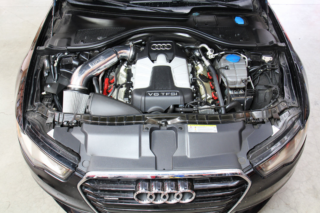HPS Performance HPS Air Intake Kit 2012-2018 Audi A7 Quattro 3.0L Supercharged (C7), Includes Heat Shield