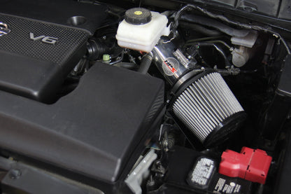 HPS Performance Shortram Air Intake Kit 2013-2016 Nissan Pathfinder 3.5L V6, Includes Heat Shield, Blue