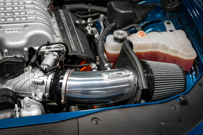 HPS Air Intake with Heat Shield, Dodge 2019-2023 Charger Hellcat 6.2L V8 Supercharged, 827-681