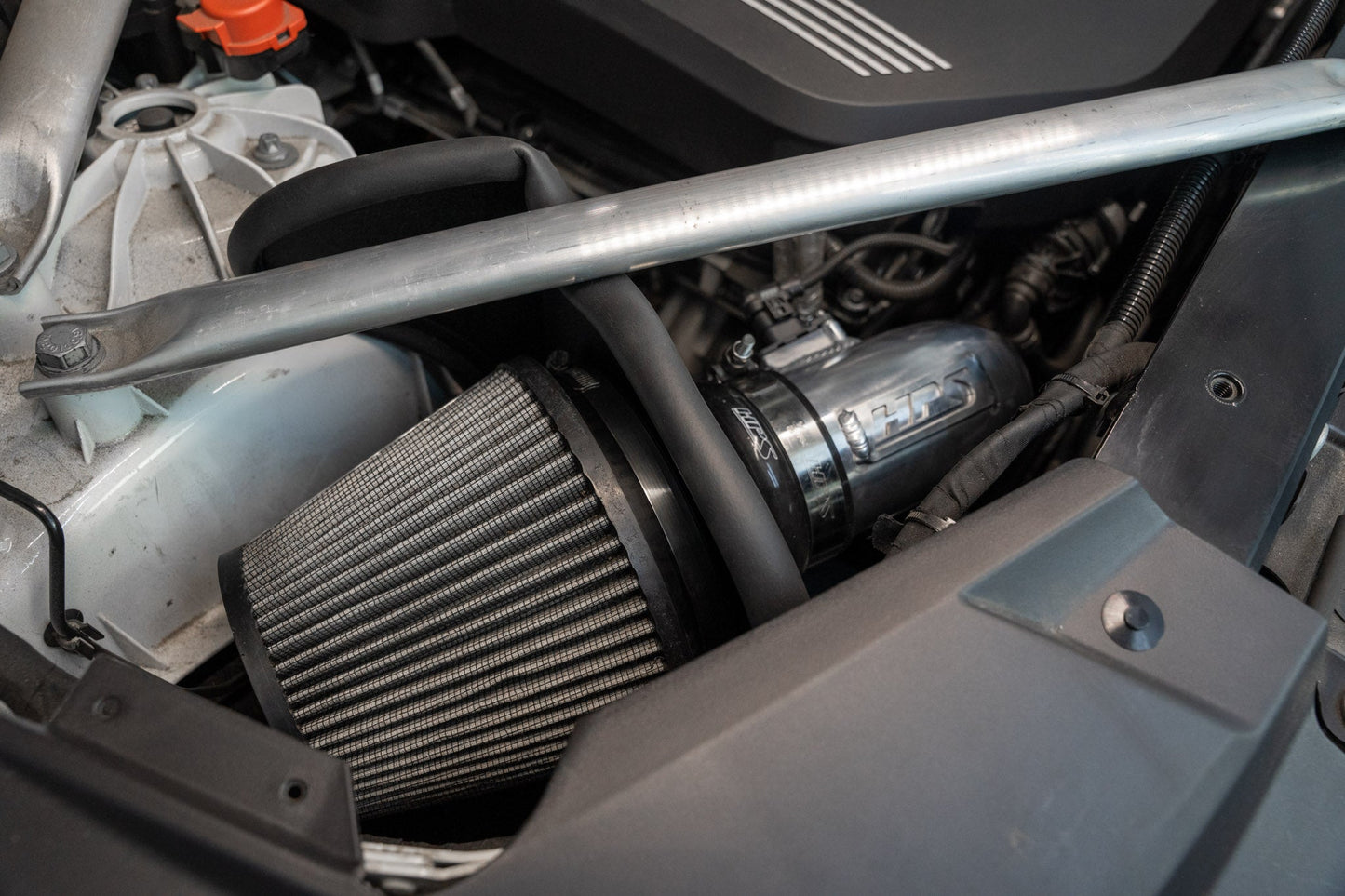 HPS Performance Products Air Intake Kit 2019-2023 BMW X5 3.0L Turbo B58 G05, Includes Heat Shield, 827-702