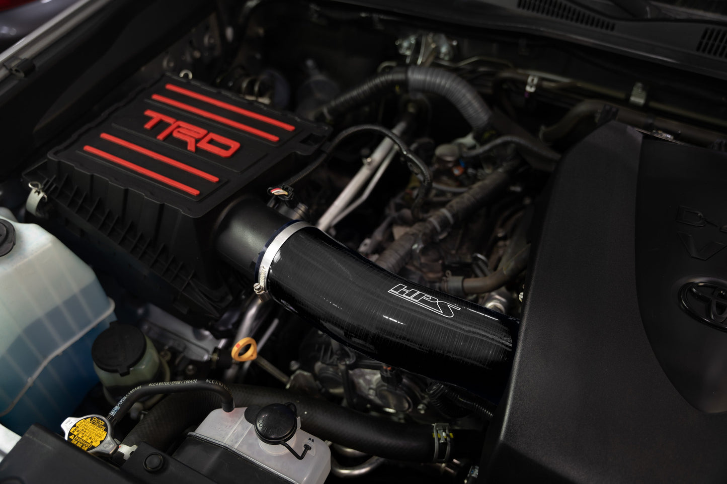 HPS Performance HPS Silicone Air Intake Kit with Drop in Air Filter Toyota 2016-2023 Tacoma 3.5L V6