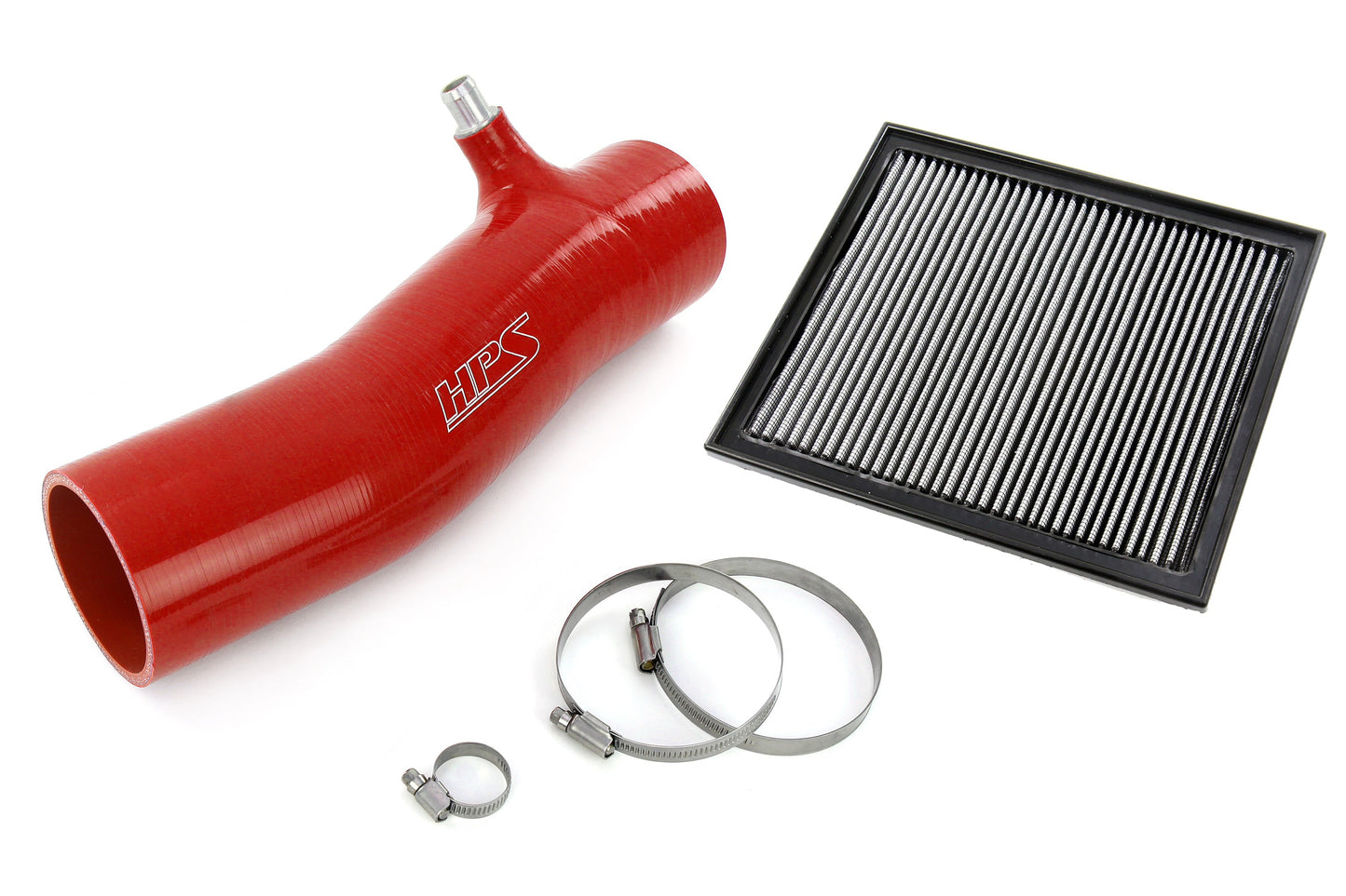 HPS Performance HPS Silicone Air Intake Kit with Drop in Air Filter Toyota 2016-2023 Tacoma 3.5L V6